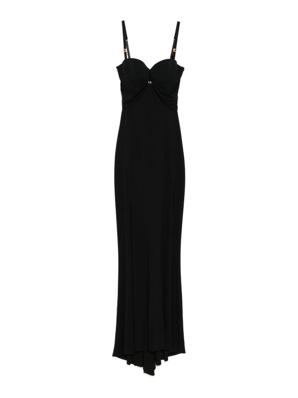 ELISABETTA FRANCHI: Vestidos media pierna - Vestido Midi - Negro