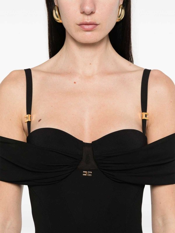 Vestido Midi - Negro shop online: ELISABETTA FRANCHI