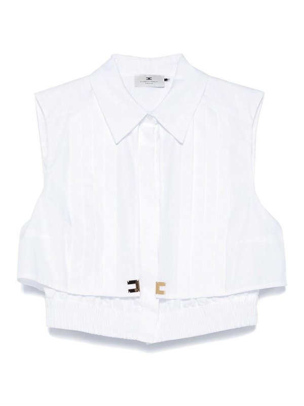 ELISABETTA FRANCHI: Hemden - Hemd - Weiß