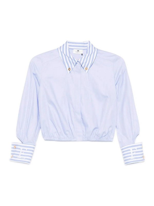 ELISABETTA FRANCHI: シャツ - シャツ - 白