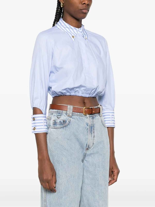 シャツ - 白 shop online: ELISABETTA FRANCHI