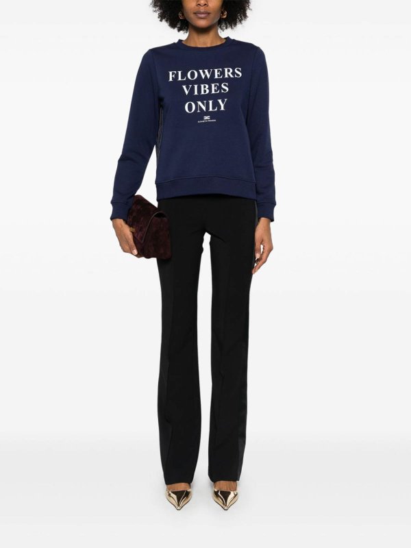 ELISABETTA FRANCHI: Sweatshirts und Pullover online - Sweatshirt - Blau
