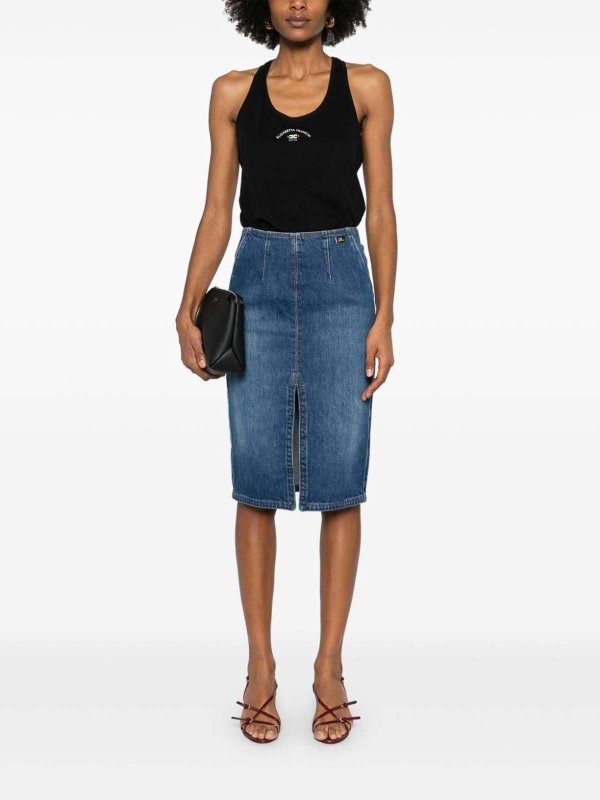 ELISABETTA FRANCHI: トップス＆タンクトップ online - トップ/タンクトップ - 黒