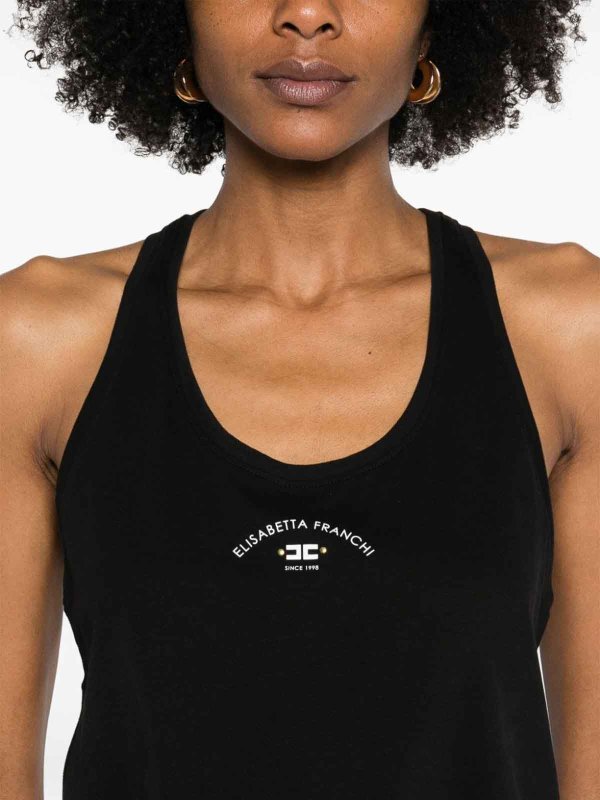 ELISABETTA FRANCHI buy online トップ/タンクトップ - 黒