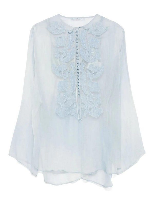 ERMANNO SCERVINO: チュニック - チュニック - ダークウォッシュ