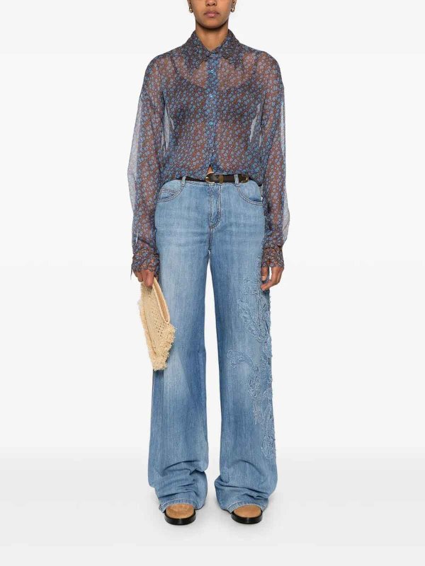 ERMANNO SCERVINO: Bootcut online - Bootcut Jeans - Blau