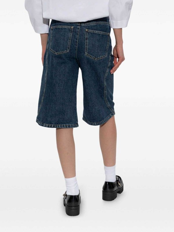 GIVENCHY buy online `Curved Side` Denim Shorts