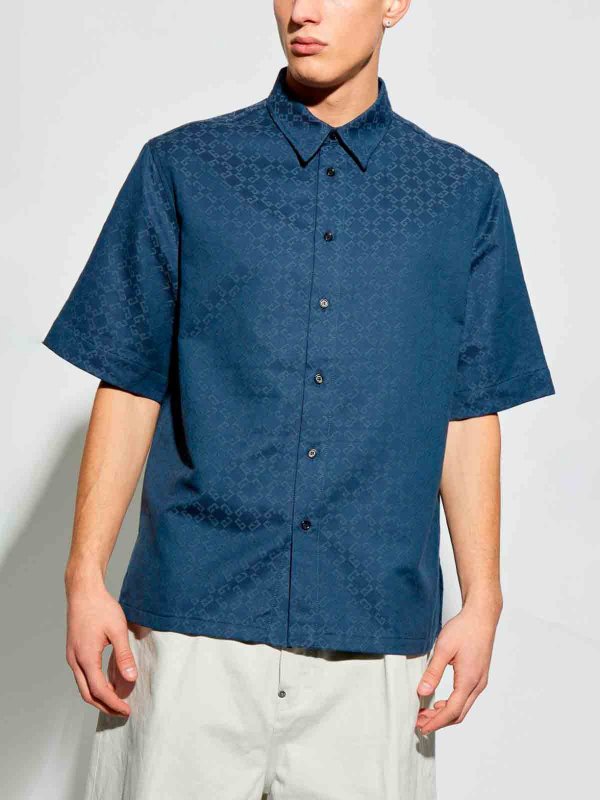 The Best Shops GIVENCHY: shirts - `Monogram Jaquard` Shirt