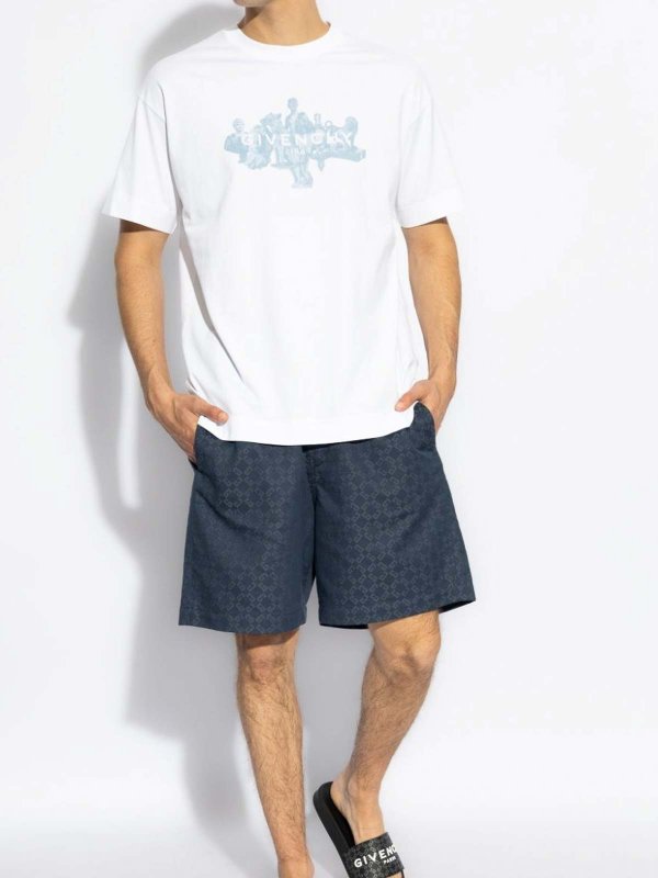 GIVENCHY: Hosen Shorts online - Shorts - Dunkles Jeansblau