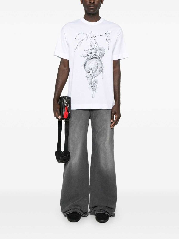 GIVENCHY: Camisetas online - Camiseta - Blanco