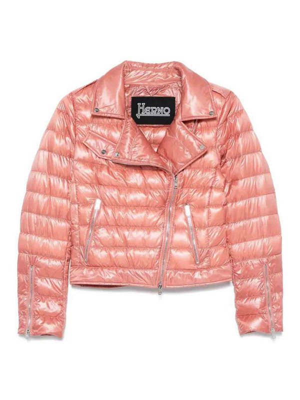 HERNO: casual jackets - Biker Jacket