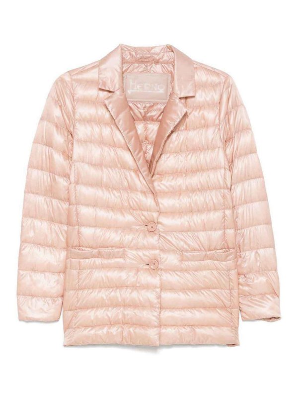 HERNO: padded jackets - Single-Breasted Blazer