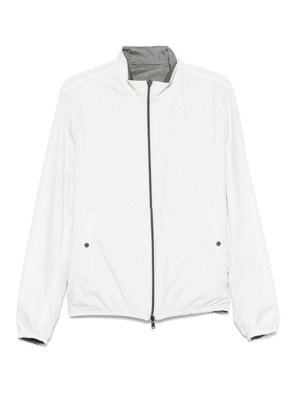 HERNO: casual jackets - Short Reversible Jacket