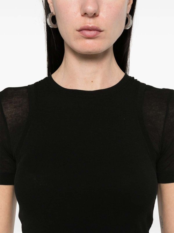 The Best Shops JIL SANDER: Tops und Tank Tops - Top - Schwarz