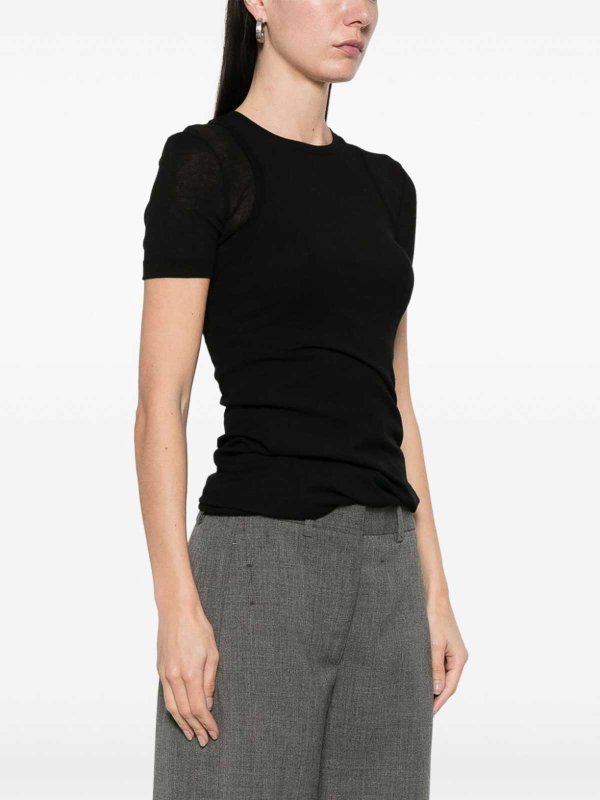 JIL SANDER buy online Top - Schwarz