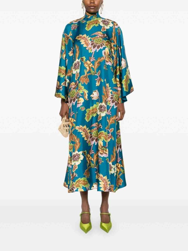 LA DOUBLEJ: knee length dresses online - `Magnifico` Midi Dress