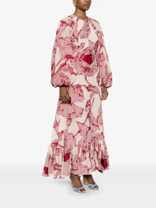 Robe Au Genou - Multicolore shop online: LA DOUBLEJ