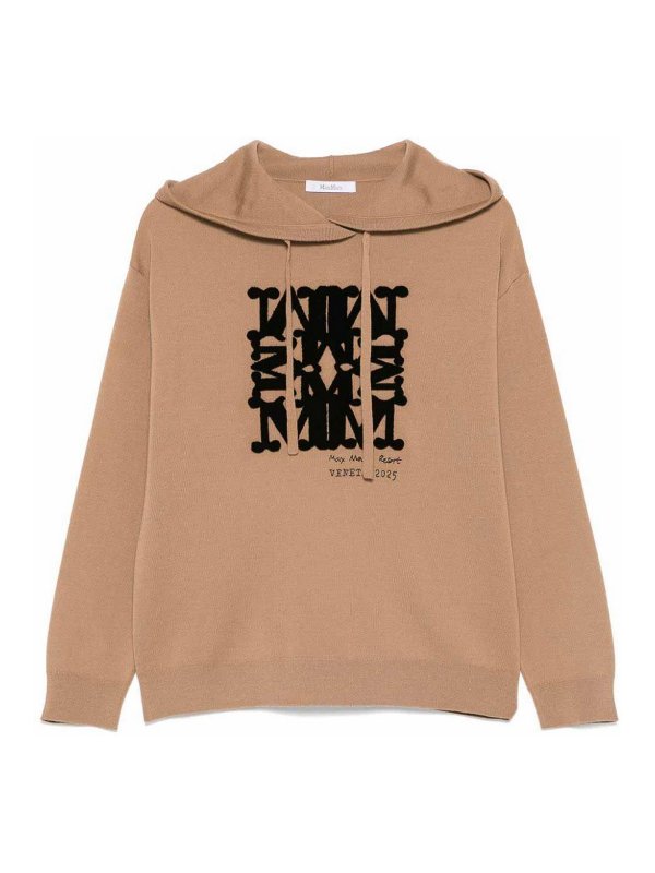 Max Mara: crew necks - `Sfinge` Round-Neck Sweater