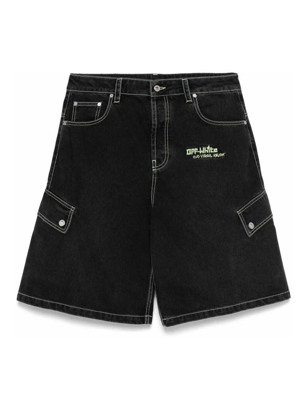 OFF-WHITE: Shorts - Shorts - Negro