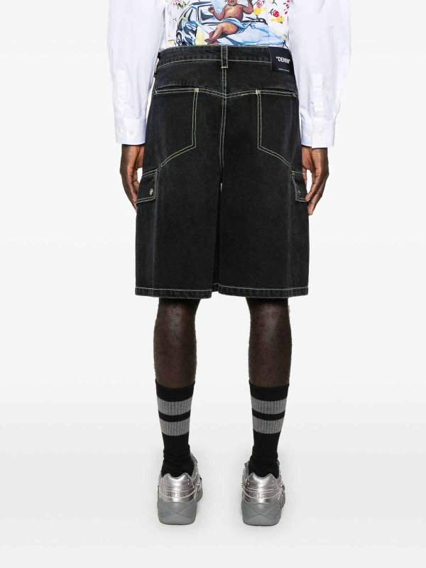 The Best Shops OFF-WHITE: Shorts - Shorts - Negro