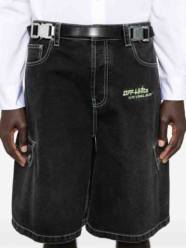 Shorts - Negro shop online: OFF-WHITE