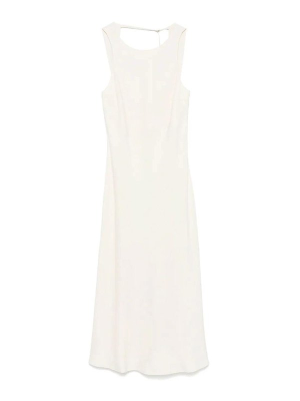 PATRIZIA PEPE: ニーレングスドレス - 膝丈ドレス - 白