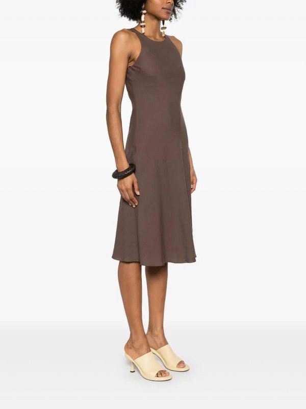 The Best Shops PATRIZIA PEPE: ニーレングスドレス - 膝丈ドレス - ブラウン