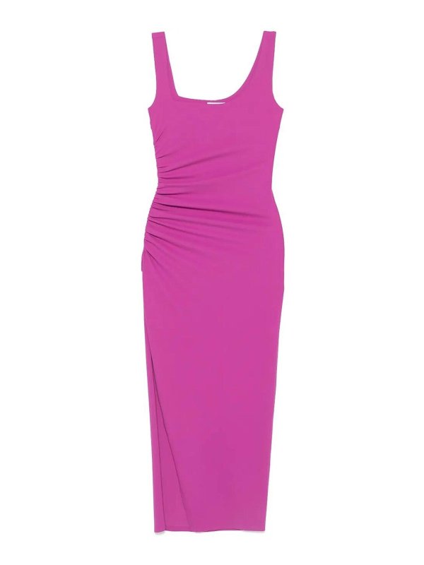 PATRIZIA PEPE: Knielange Kleider - Knielanges Kleid - Lila