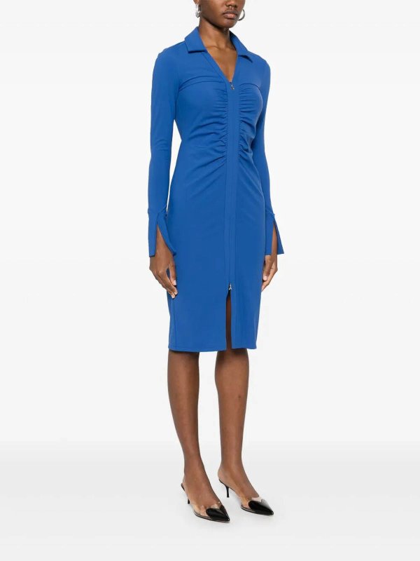 The Best Shops PATRIZIA PEPE: Vestidos media pierna - Vestido Midi - Azul