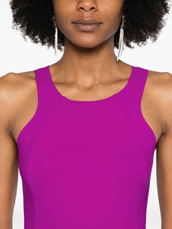 膝丈ドレス - 紫 shop online: PATRIZIA PEPE