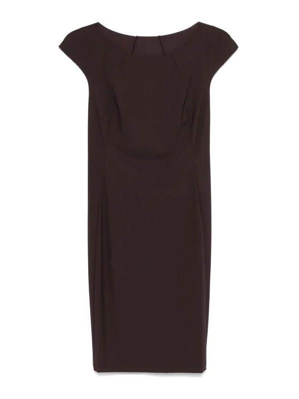 PATRIZIA PEPE: Vestidos media pierna - Vestido Midi - Marrón