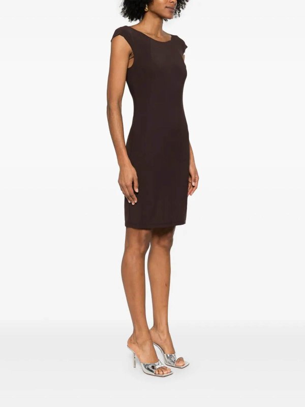 The Best Shops PATRIZIA PEPE: Vestidos media pierna - Vestido Midi - Marrón