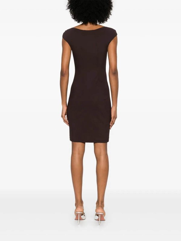 Vestido Midi - Marrón shop online: PATRIZIA PEPE