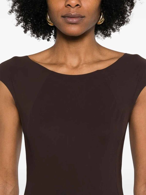 PATRIZIA PEPE buy online Vestido Midi - Marrón