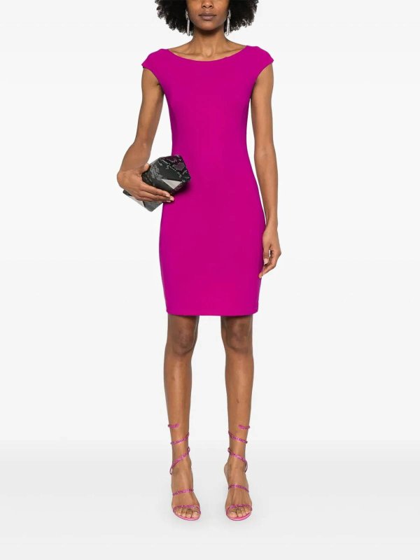 PATRIZIA PEPE: ニーレングスドレス online - 膝丈ドレス - 紫