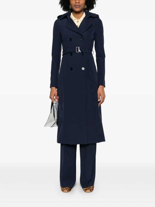 PATRIZIA PEPE: Trenchs online - Trench-Coat - Bleu Foncé