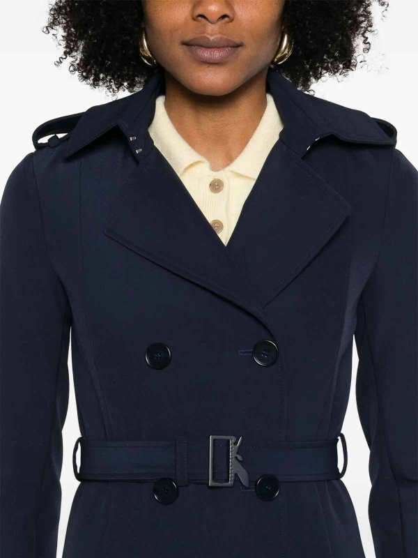 The Best Shops PATRIZIA PEPE: Trenchs - Trench-Coat - Bleu Foncé