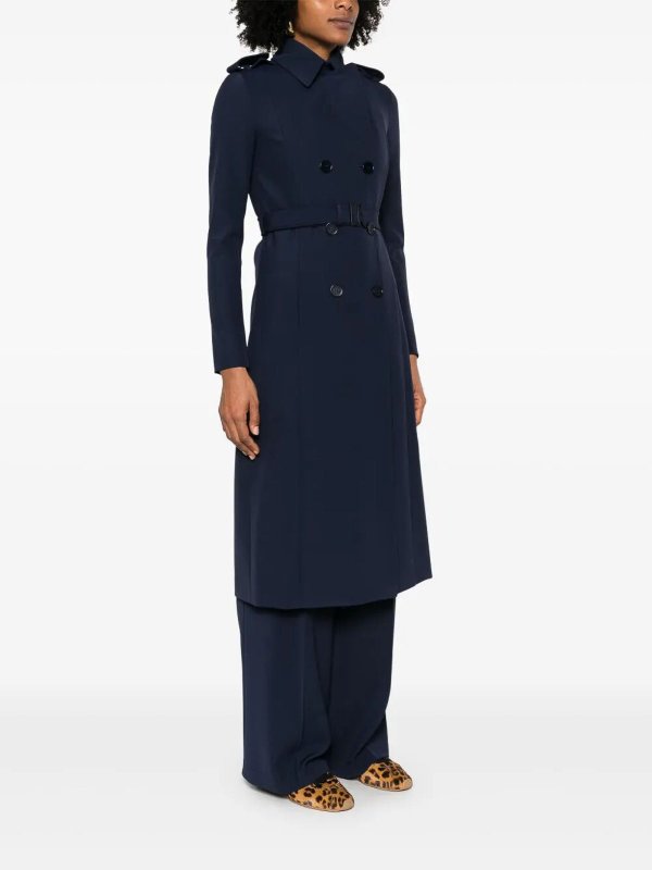 Trench-Coat - Bleu Foncé shop online: PATRIZIA PEPE