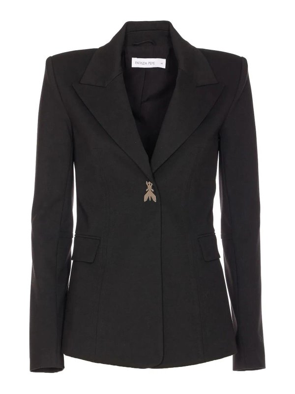 PATRIZIA PEPE: カジュアルジャケット - カジュアルジャケット - 黒