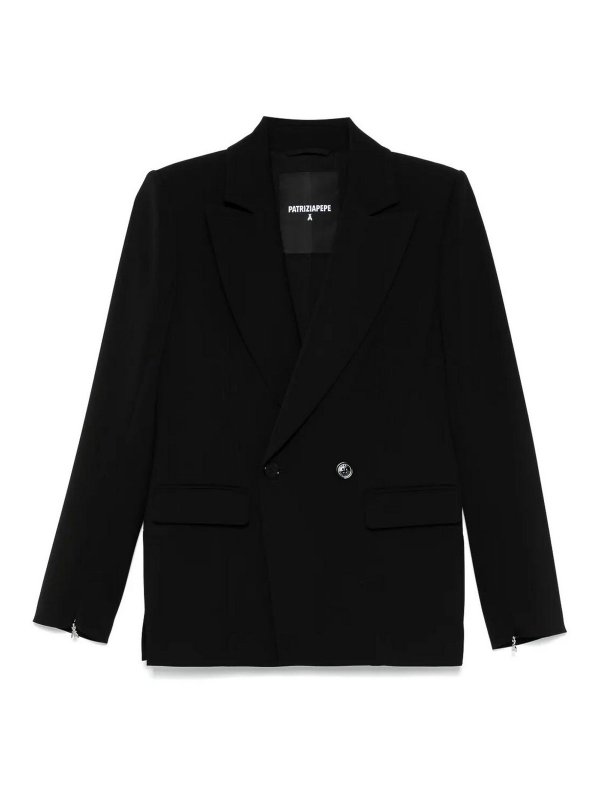 PATRIZIA PEPE: カジュアルジャケット - カジュアルジャケット - 黒