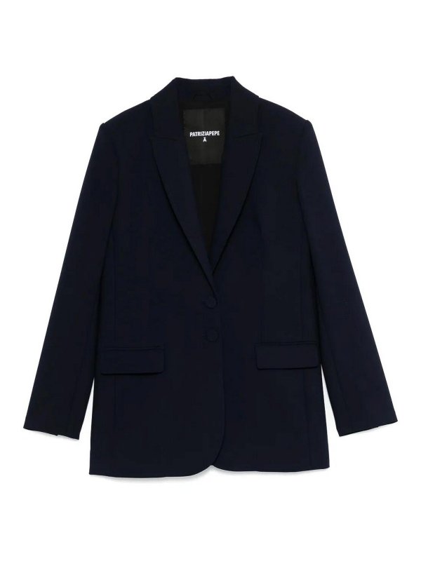 PATRIZIA PEPE: カジュアルジャケット - カジュアルジャケット - ダークブルー