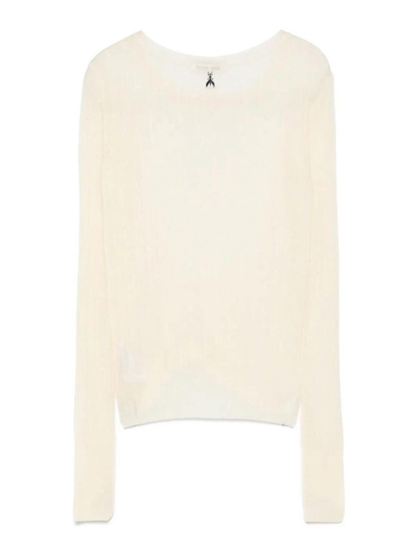 PATRIZIA PEPE: クルーネック online - クルーネック - クリーム