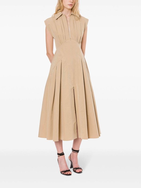 Philosophy di Lorenzo Serafini: ニーレングスドレス online - 膝丈ドレス - ベージュ
