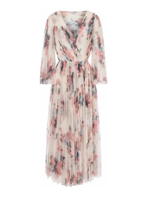 Philosophy di Lorenzo Serafini: Vestidos media pierna - Vestido Midi - Beis