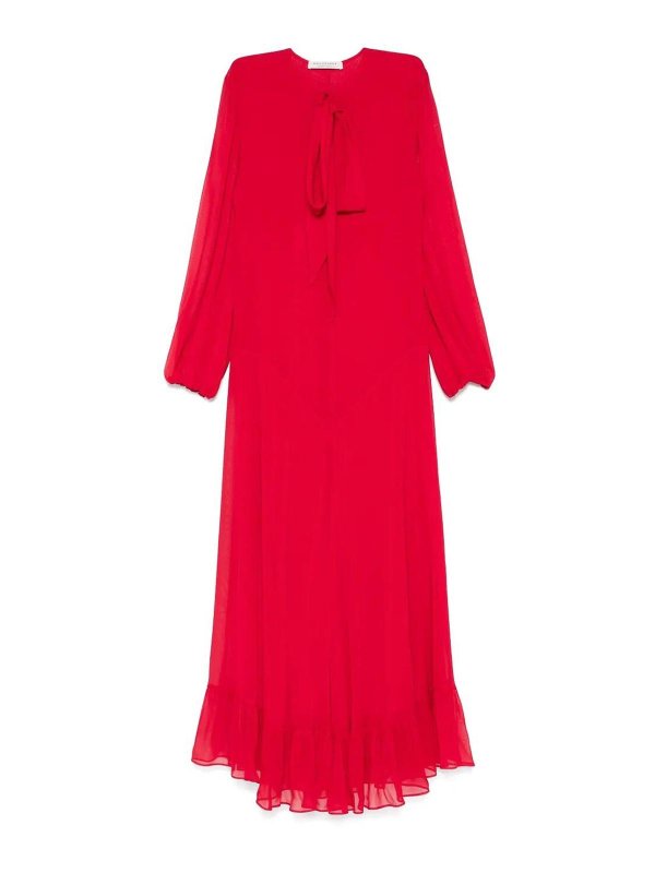 Philosophy di Lorenzo Serafini: Robe longueur genou - Robe Au Genou - Rouge