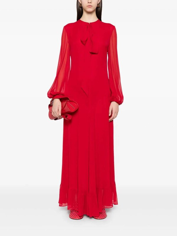 Philosophy di Lorenzo Serafini: Robe longueur genou online - Robe Au Genou - Rouge