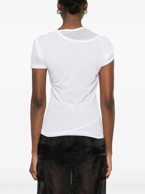 Pinko buy online Suéter Cuello Redondo - Blanco