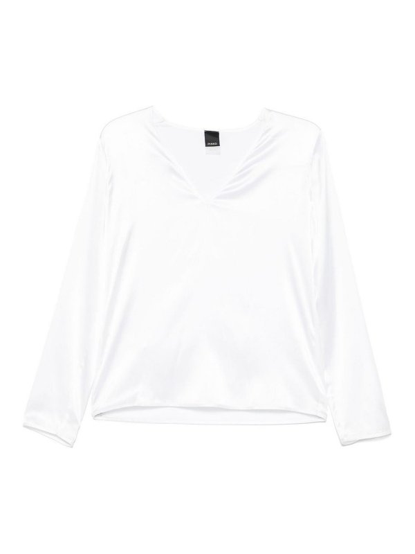 Pinko: Blusen - Bluse - Weiß