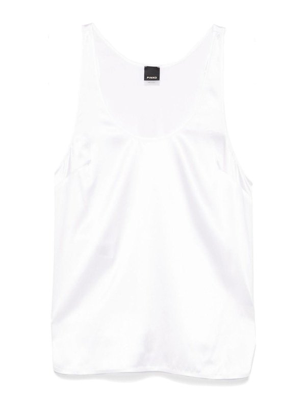 Pinko: Tops & Débardeurs - Top - Blanc