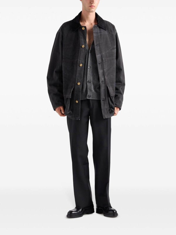 PRADA: Trousers Shorts online - Wool And Mohair Pants
